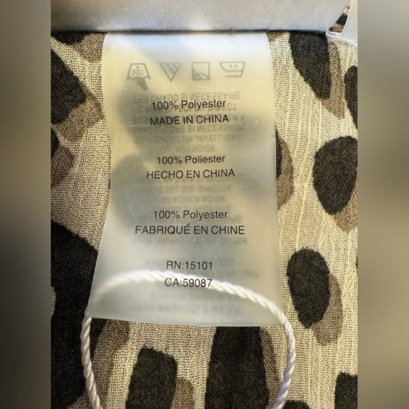 Bleu Rod Beattie NWT Caftan Cover Up Animal Print Size Small - Picture 7 of 8